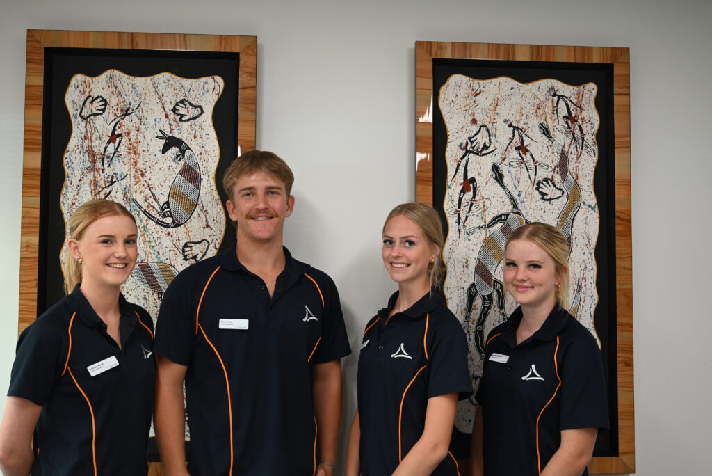 Four ATCNB student ambassadors